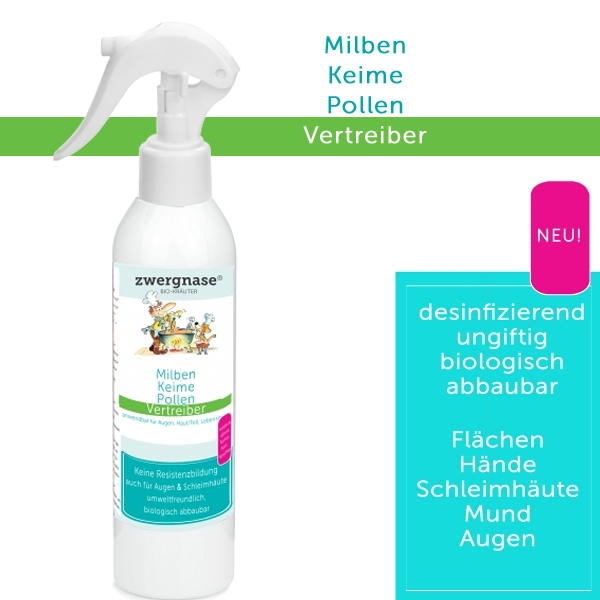 "Milben-Keime-Pollen Vertreiber" für Tiere - Spray 250ml